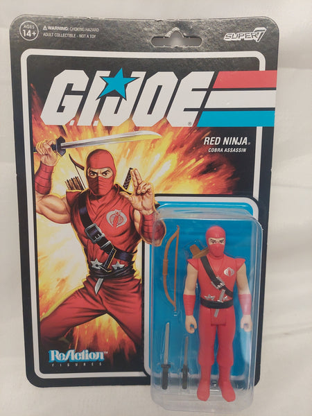 G.I. Joe Red Ninja Cobra Assassin ReAction Figure