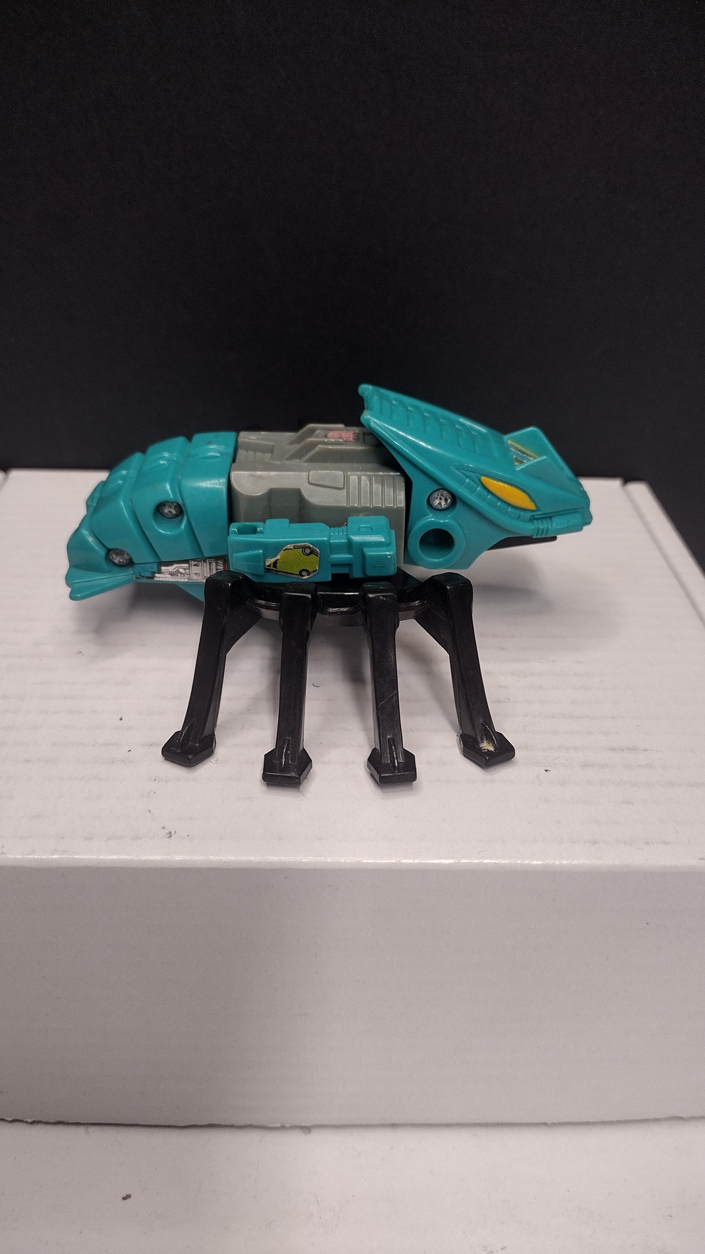 Vintage 1989 G1 Transformers: Seacon Nautilator Action Figure – Loose with 3 Accessories (Missing Both Claws / Worn Decals / Piranacon Team)