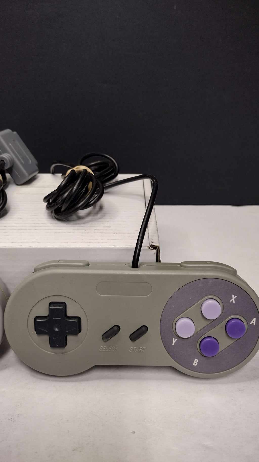 Lot of 2 Third-Party SNS-005 Style Super Nintendo SNES Controllers (Loose - Tested & Working)