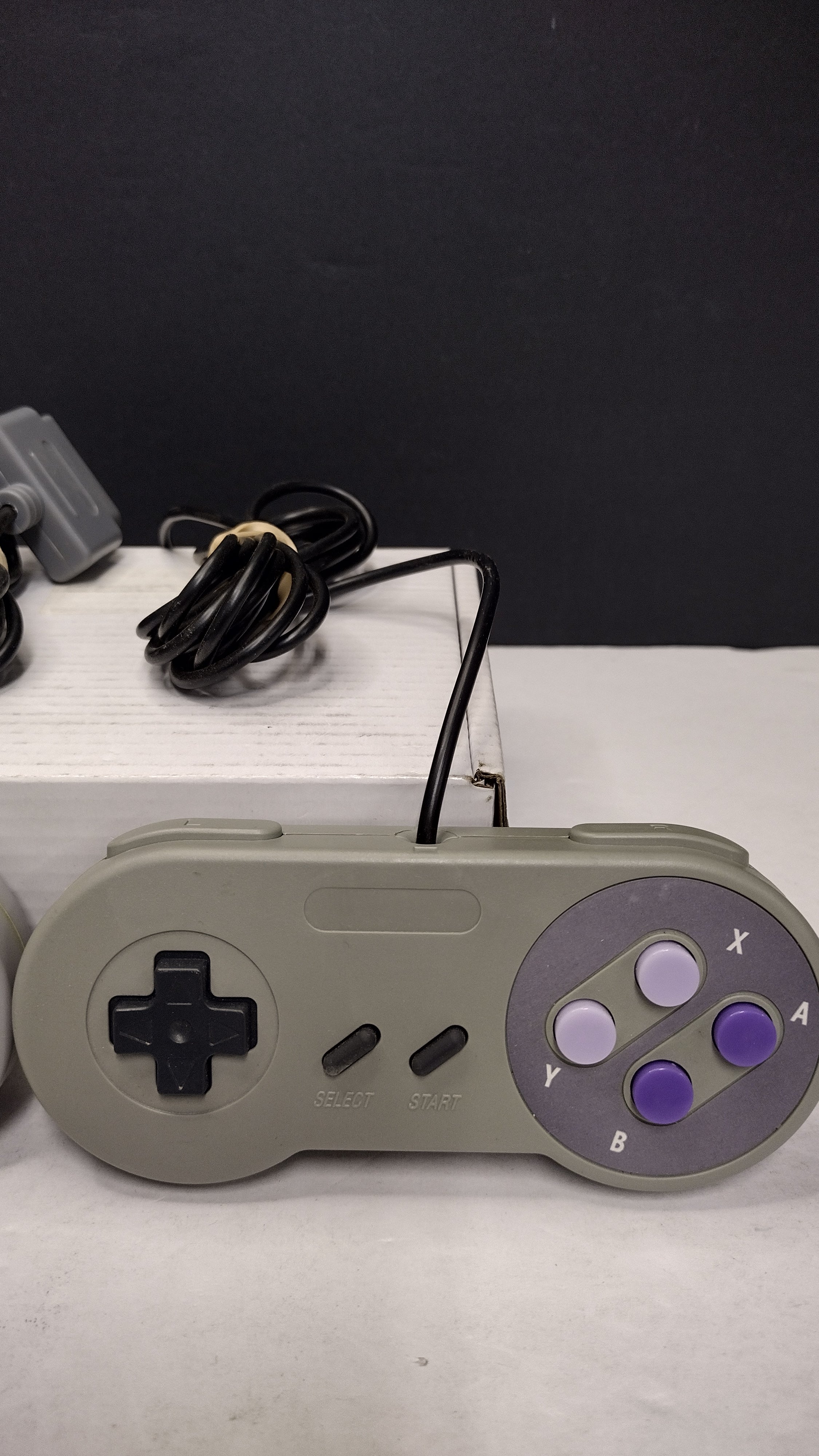 Lot of 2 Third-Party SNS-005 Style Super Nintendo SNES Controllers (Loose - Tested & Working)