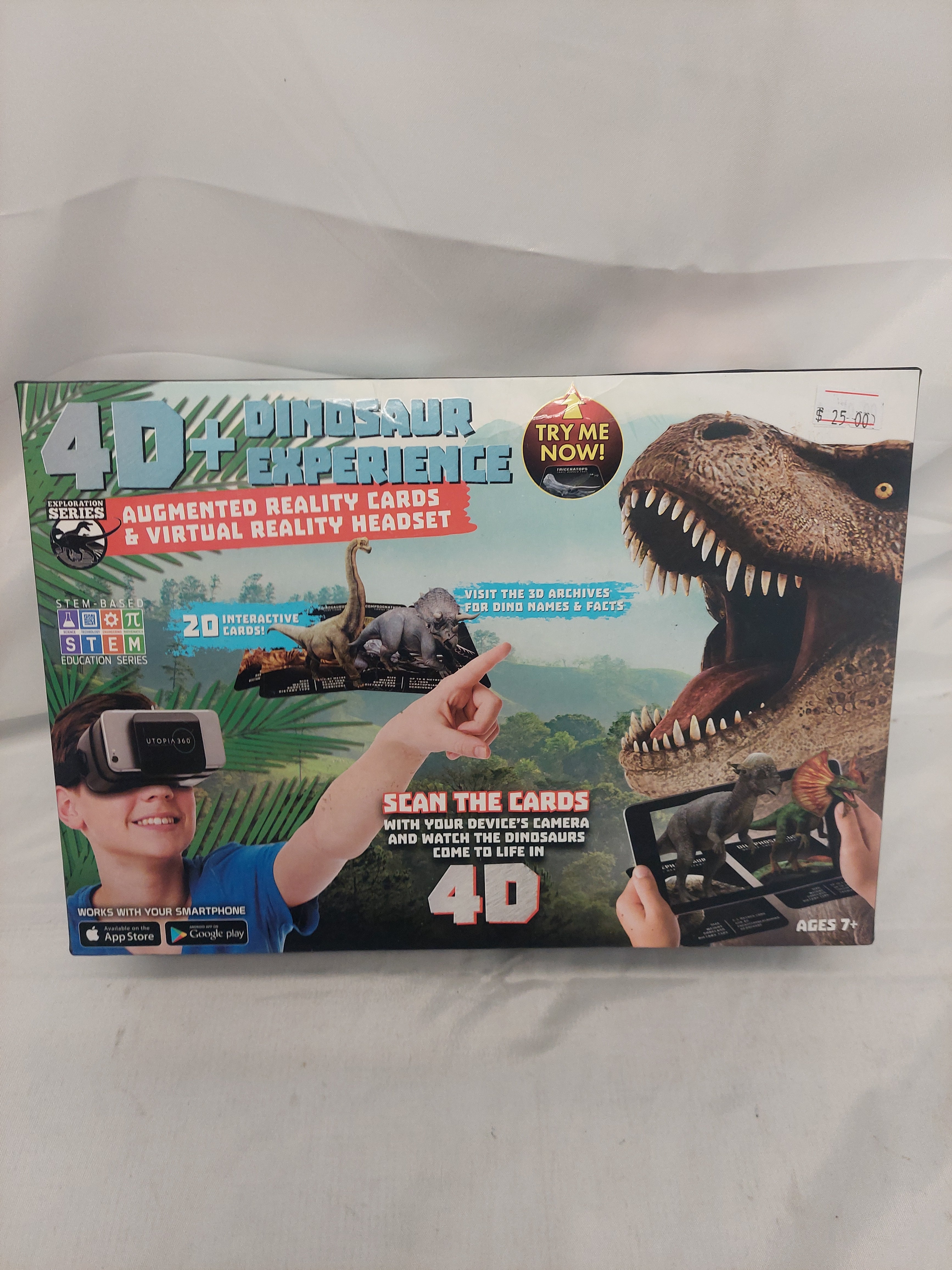 STEM-Based Education Series 4D+ Dinosaur Experience Virtual Reality Headset Tested
