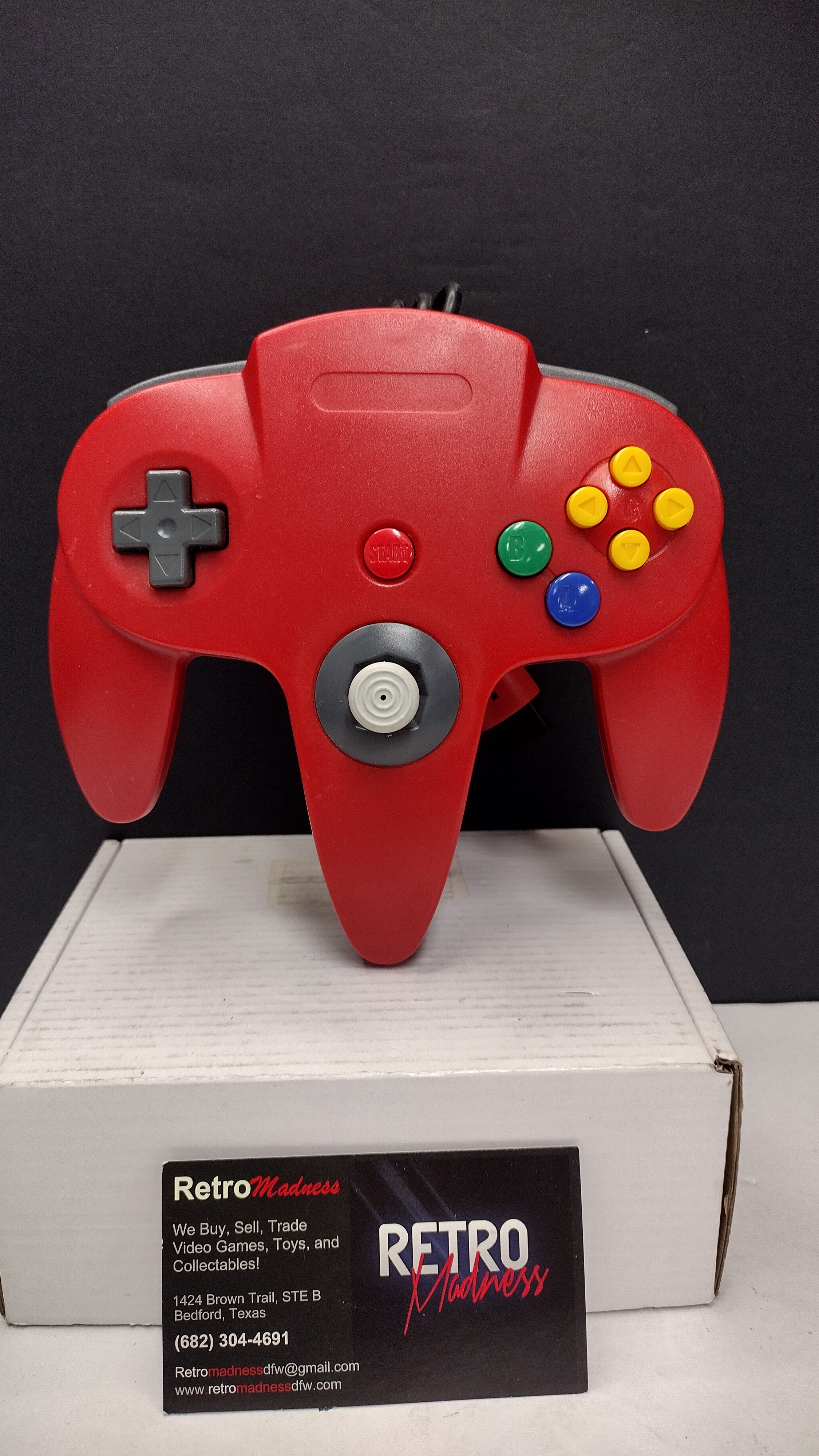 Third-Party Nintendo 64 Controller (N64 Wired Gamepad - Tested & Fully Working)