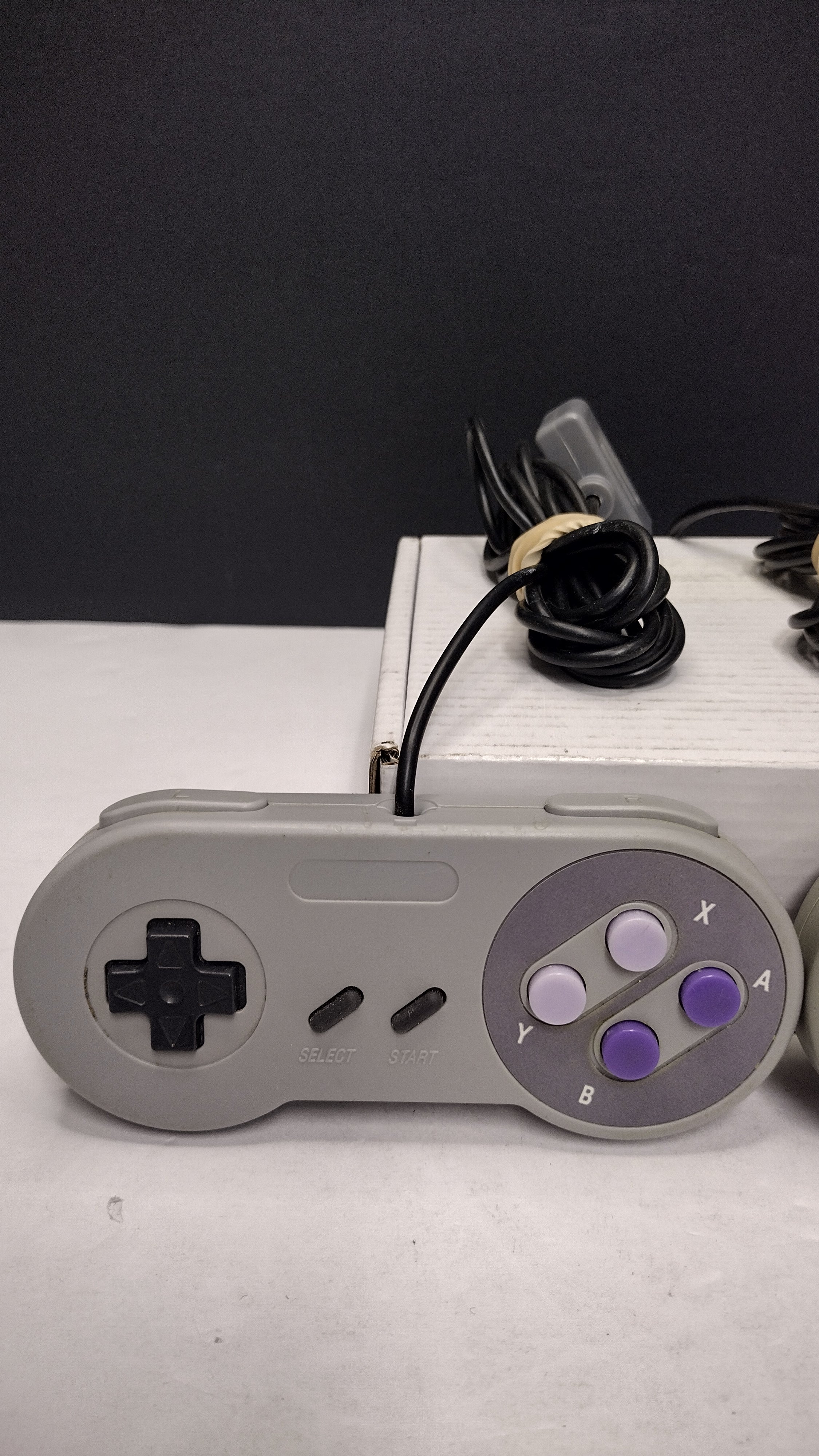 Lot of 2 Third-Party SNS-005 Style Super Nintendo SNES Controllers (Loose - Tested & Working)