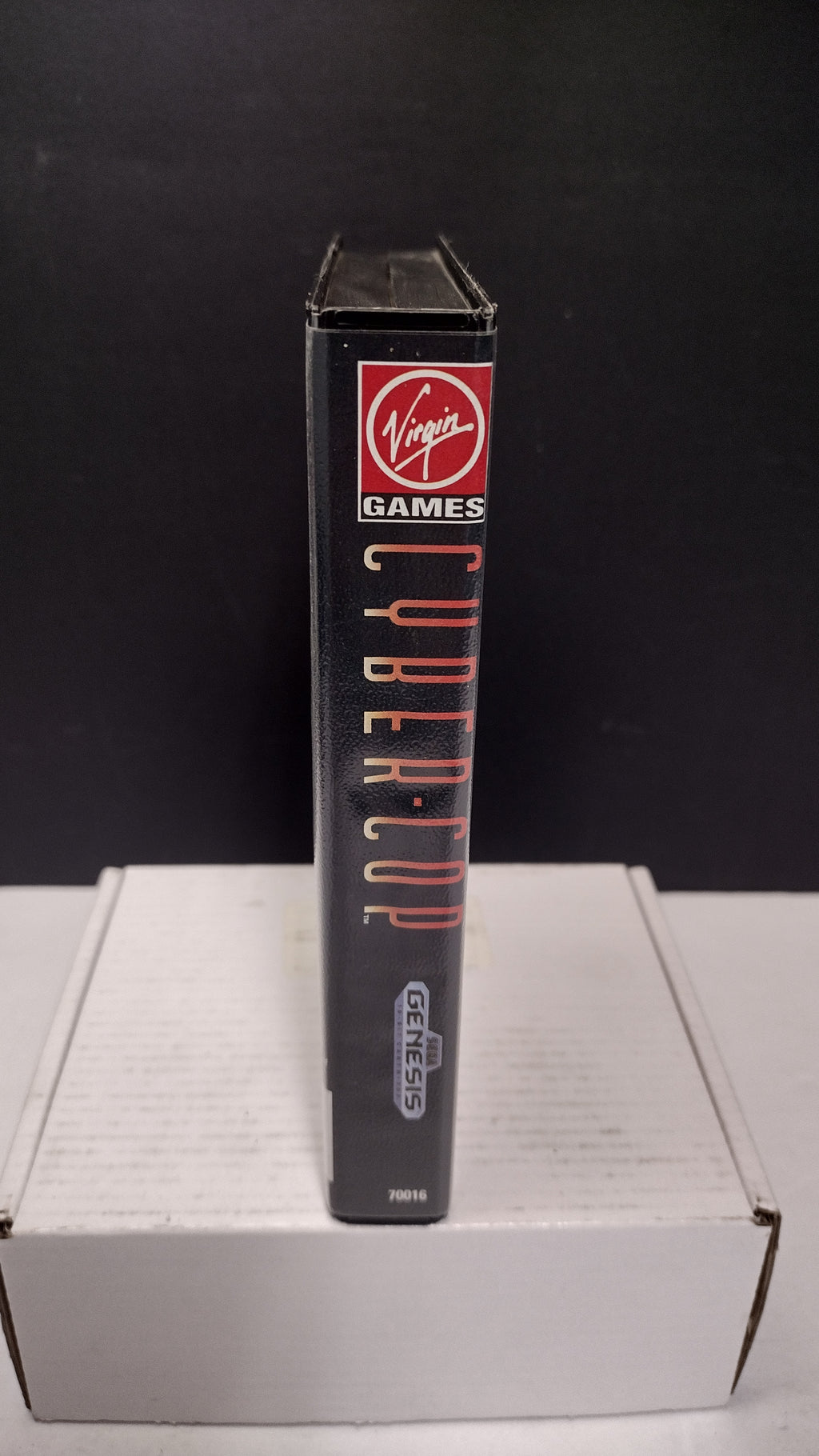 Sega Genesis Cyber Cop Original Hard Shell Case ONLY (No Game / No Manual)