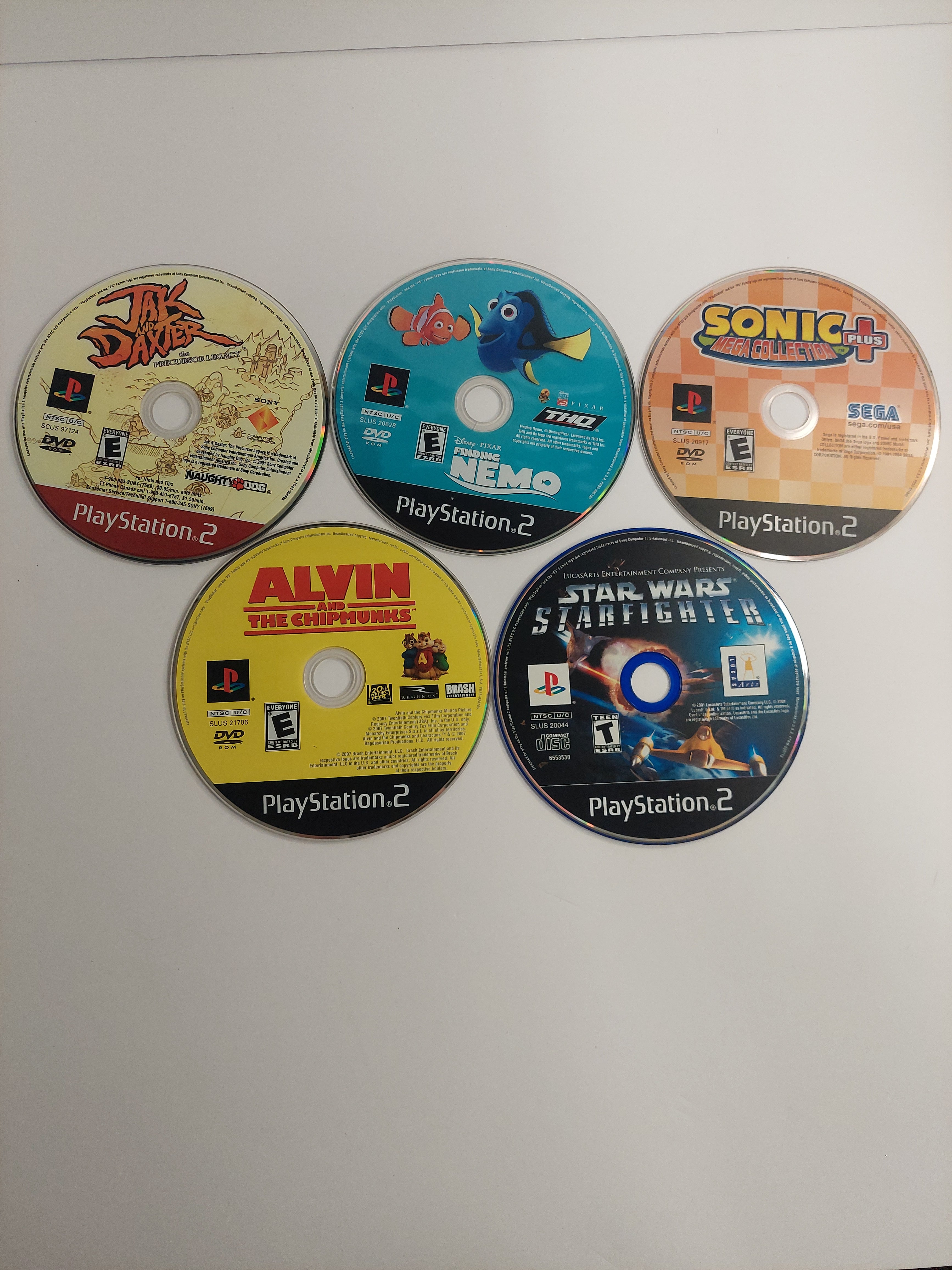 Sony PlayStation 2 PS2 Game Discs ONLY Lot C