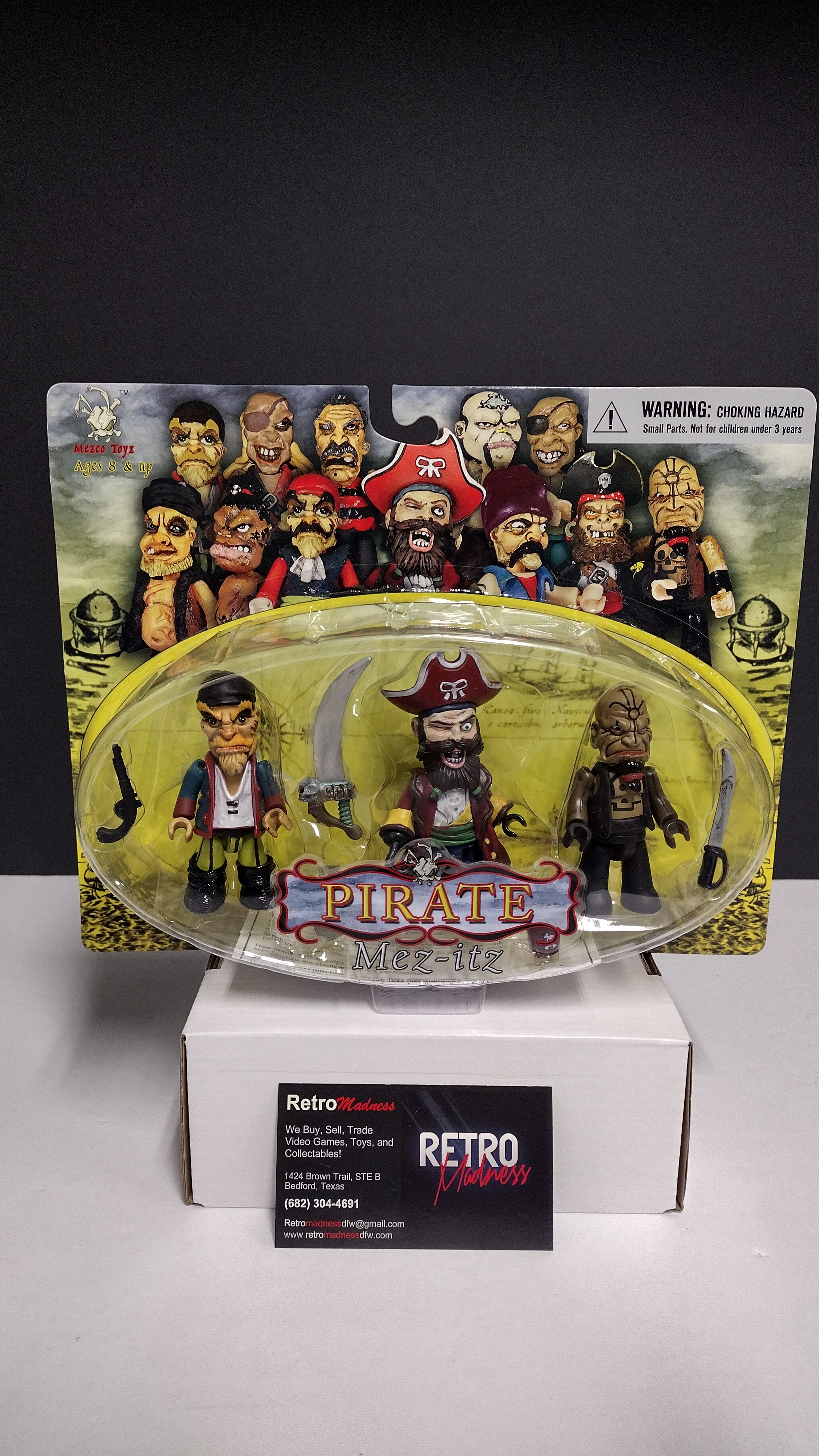 Vintage 2005 Mezco Toyz: Pirate Mez-itz (Unused/Deadstock)