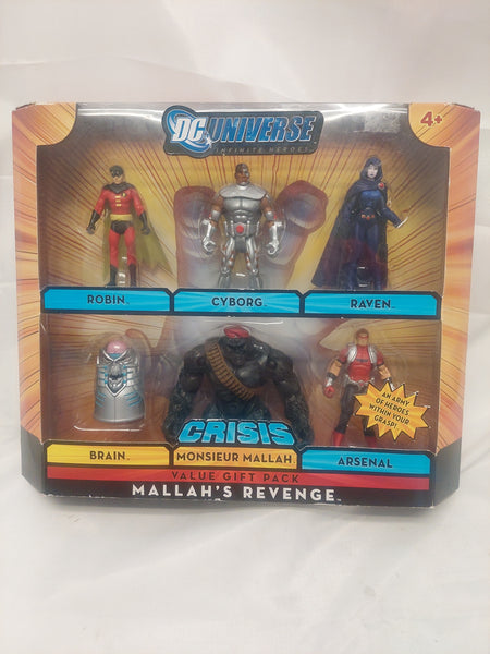 DC Universe Crisis Infinite Heroes Mallah's Revenge 6-Pack