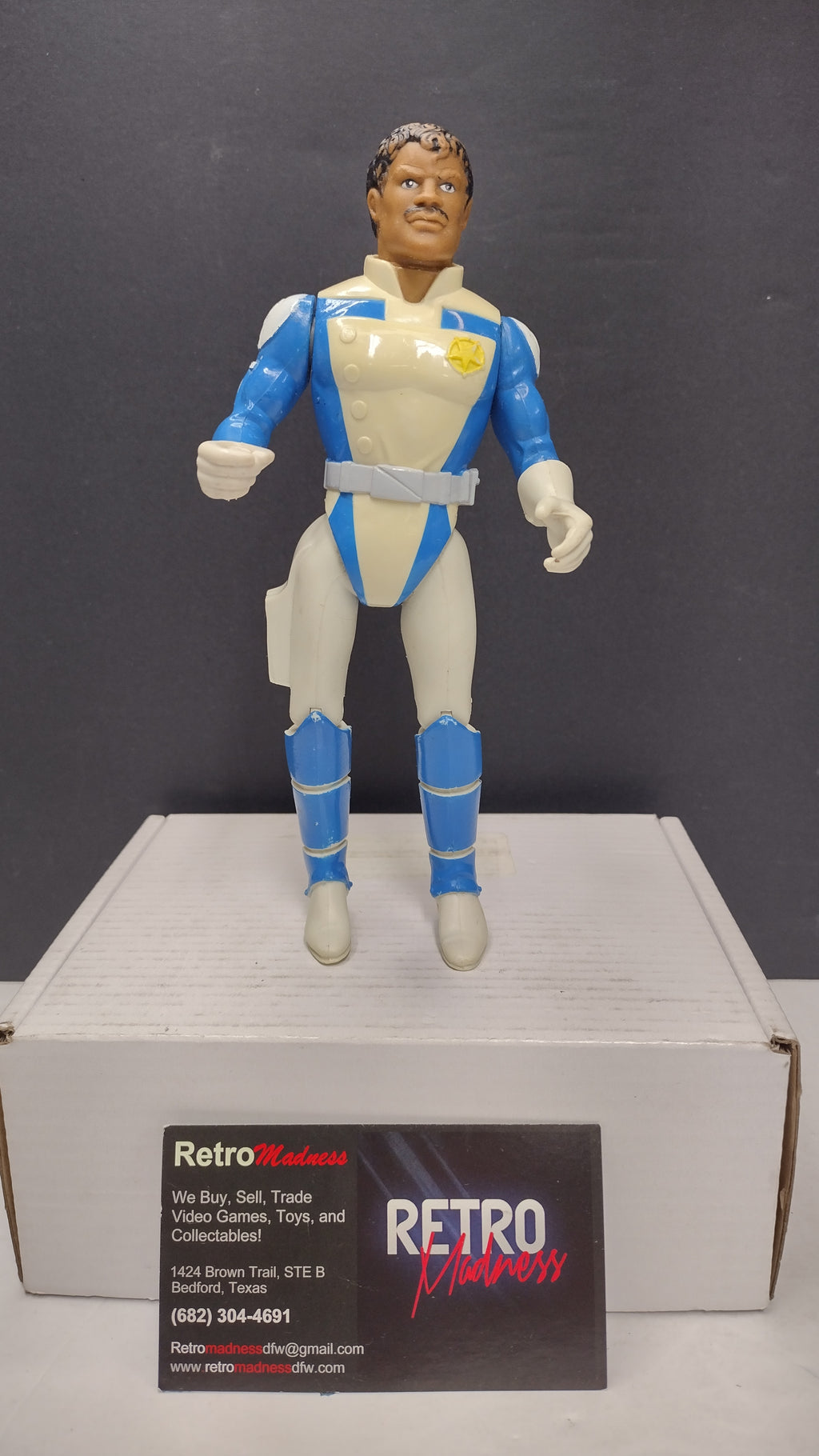 Vintage 1986 Galoob Adventures of the Galaxy Rangers "Doc" Hartford Action Figure (Loose / Figure Only)