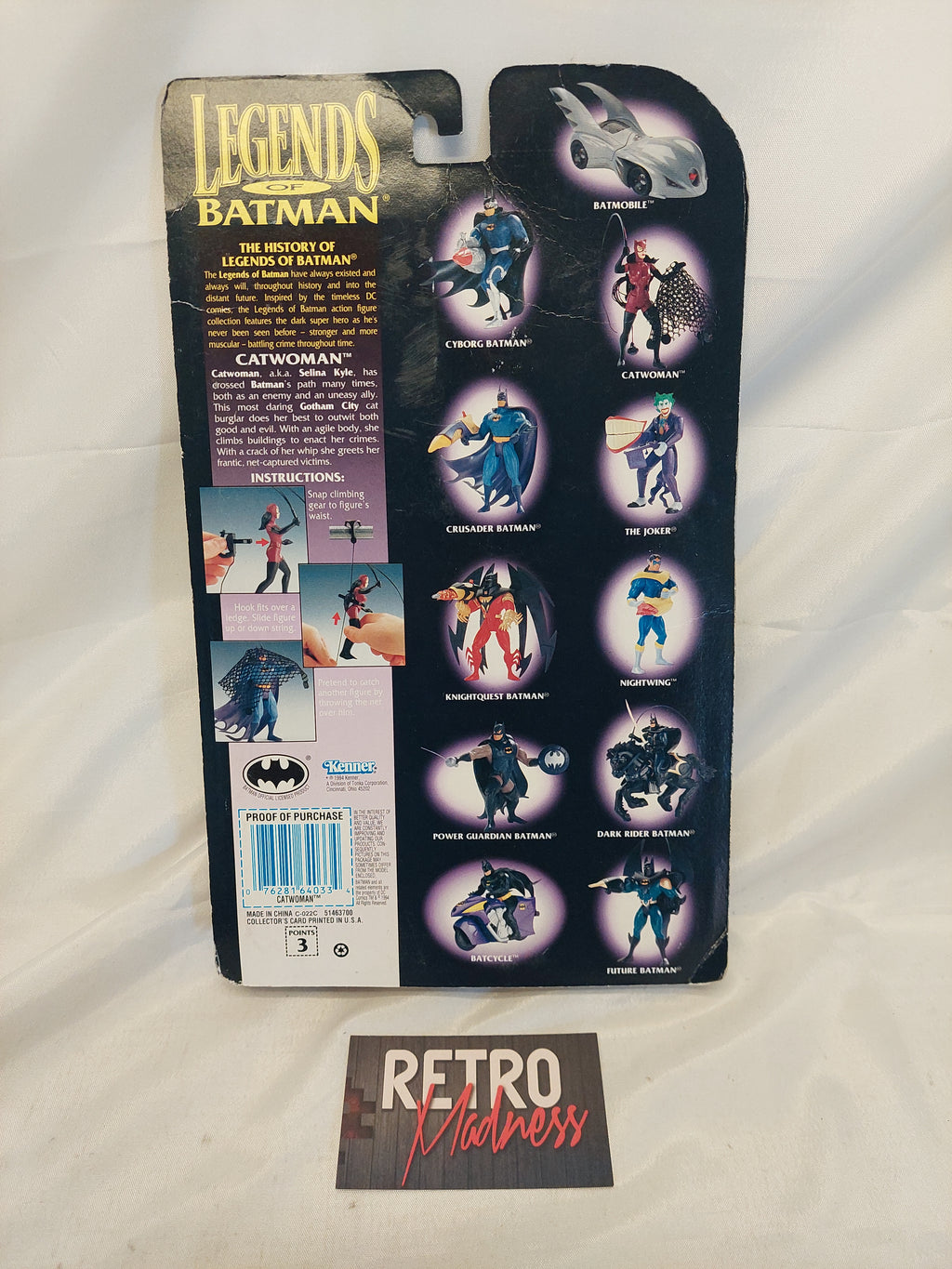 Vintage Legends of Batman Catwoman Figure