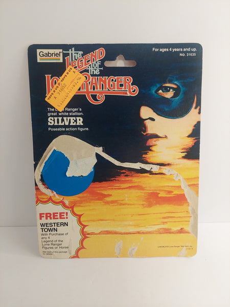 Vintage The Legend of the Lone Ranger Silver Card Back ONLY