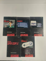 Super Nintendo SNES Instruction Manual Lot