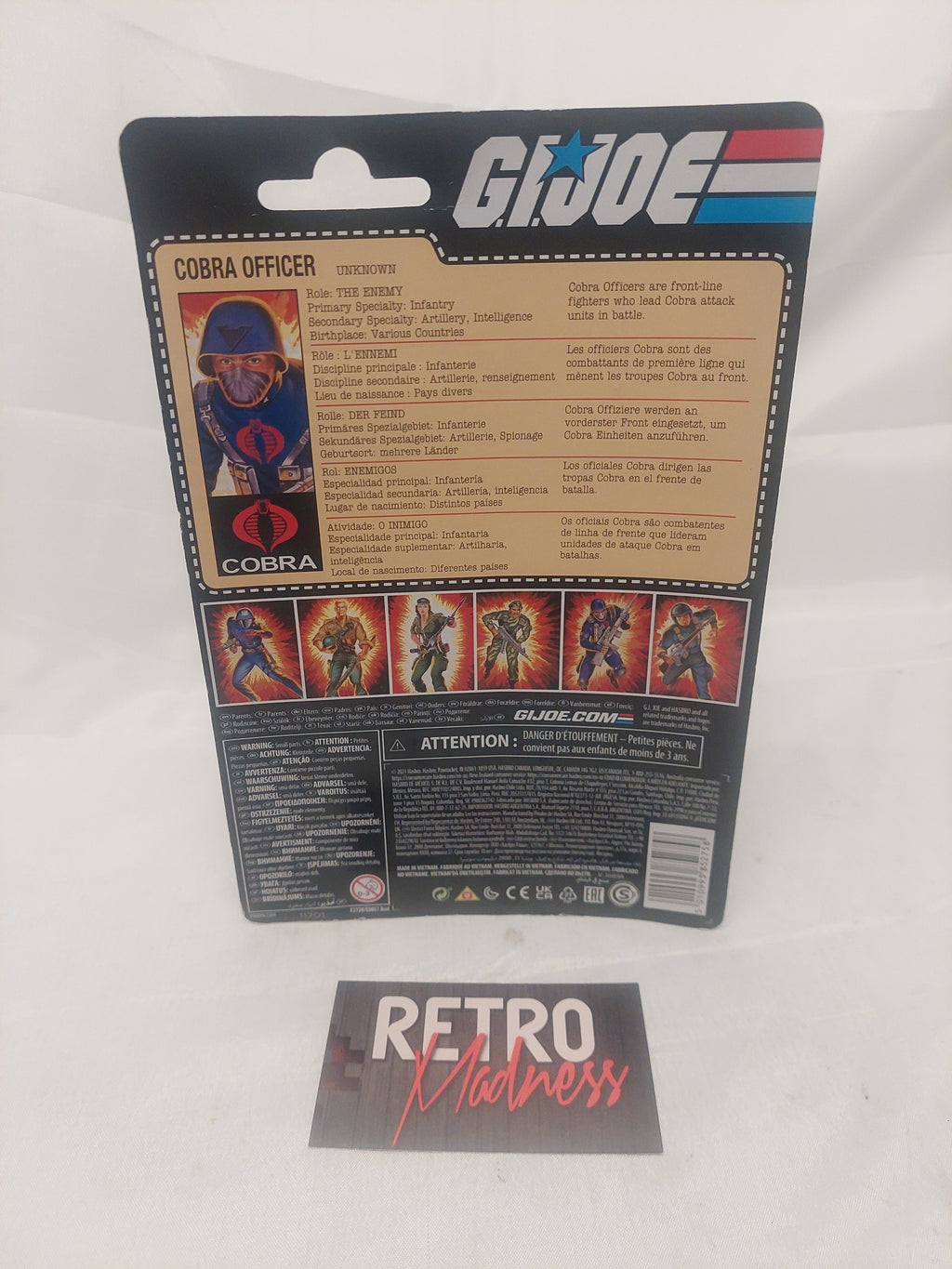 Hasbro G.I. Joe Cobra Officer Figure