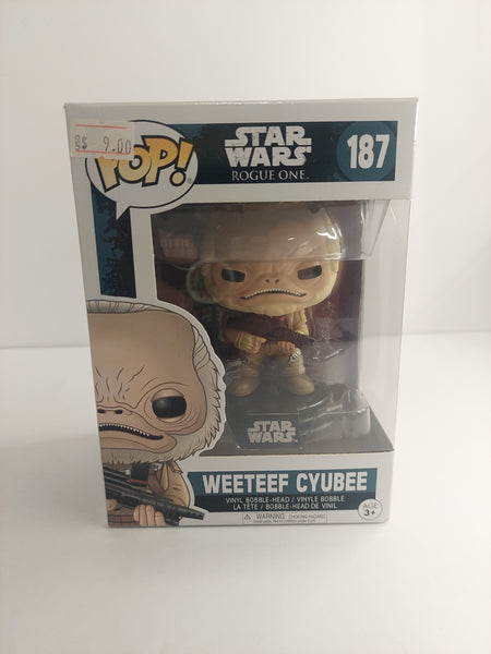 Funko Pop Star Wars Rogue One Weeteef Cyubee 187