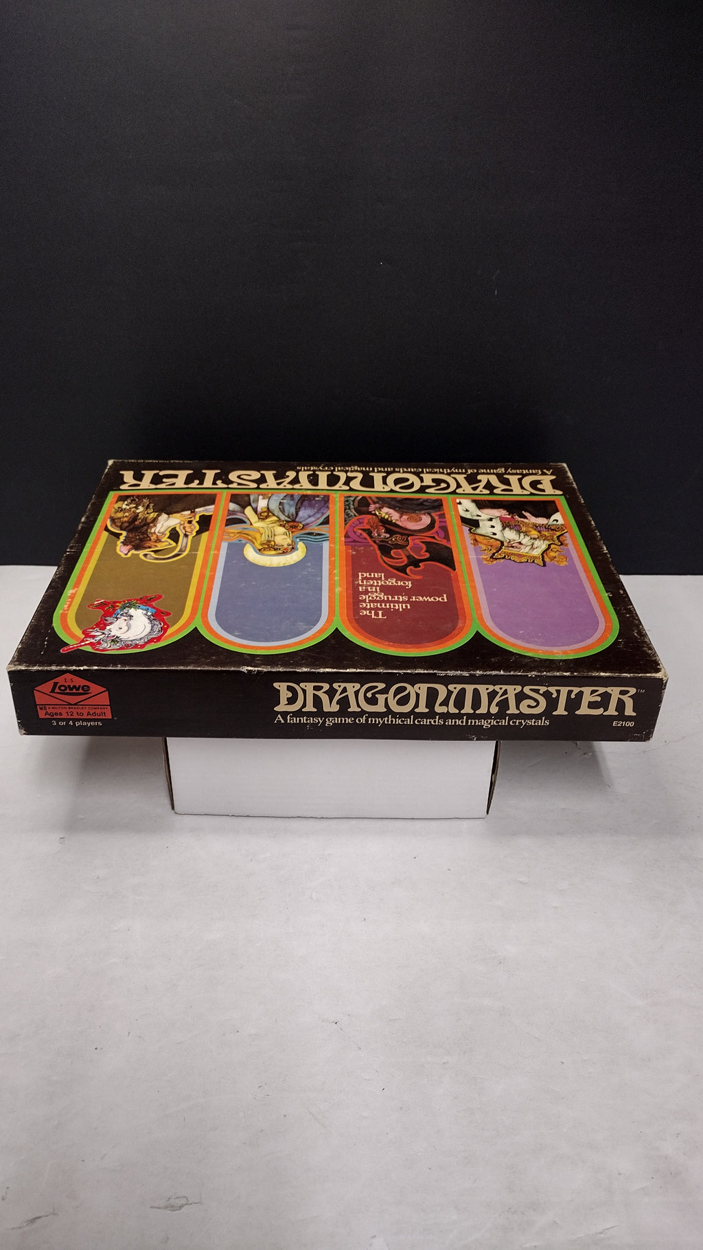 Vintage 1981 Milton Bradley E.S. Lowe Dragonmaster Card Game (100% Complete with Crystals & Manual)