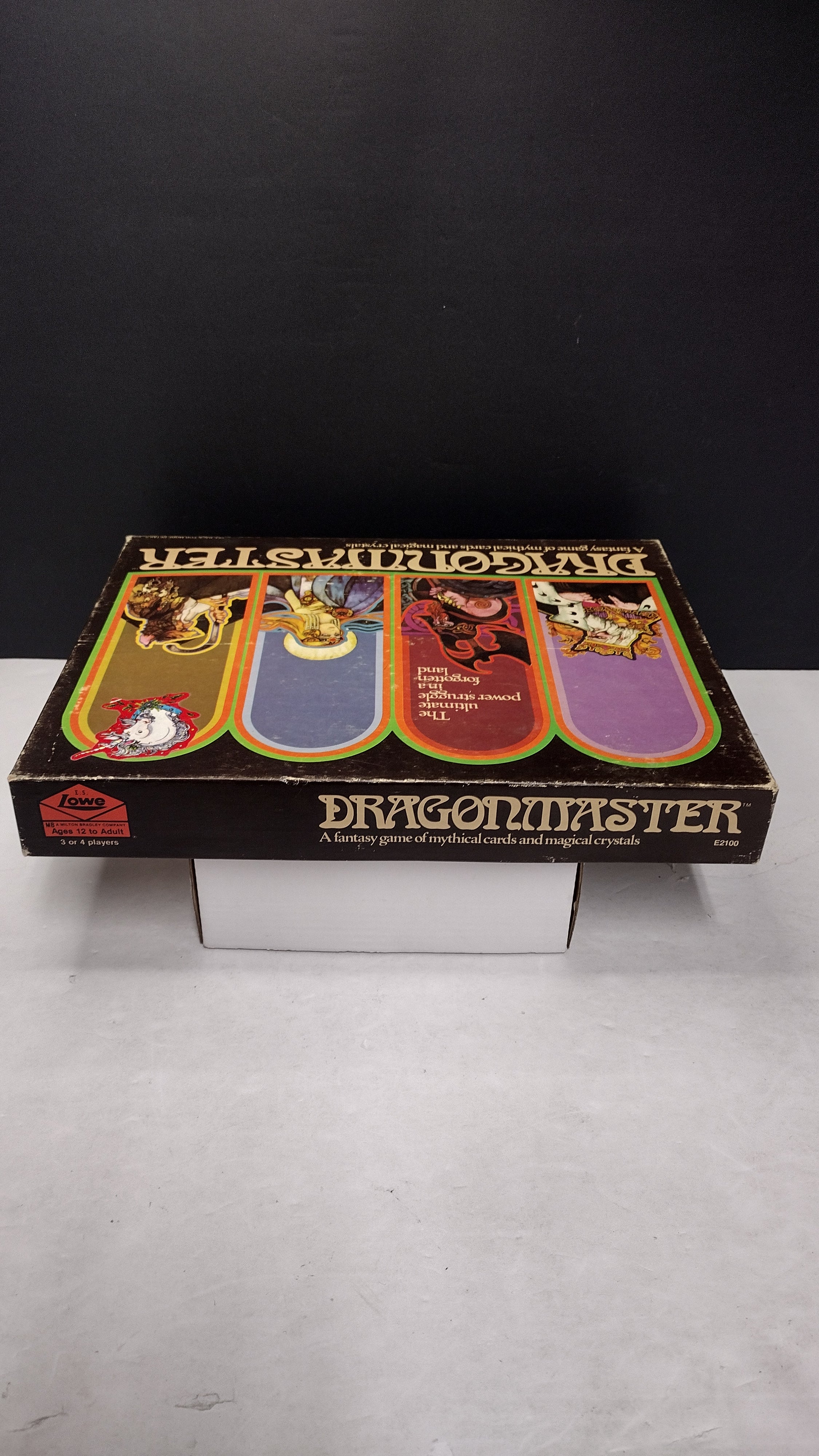 Vintage 1981 Milton Bradley E.S. Lowe Dragonmaster Card Game (100% Complete with Crystals & Manual)