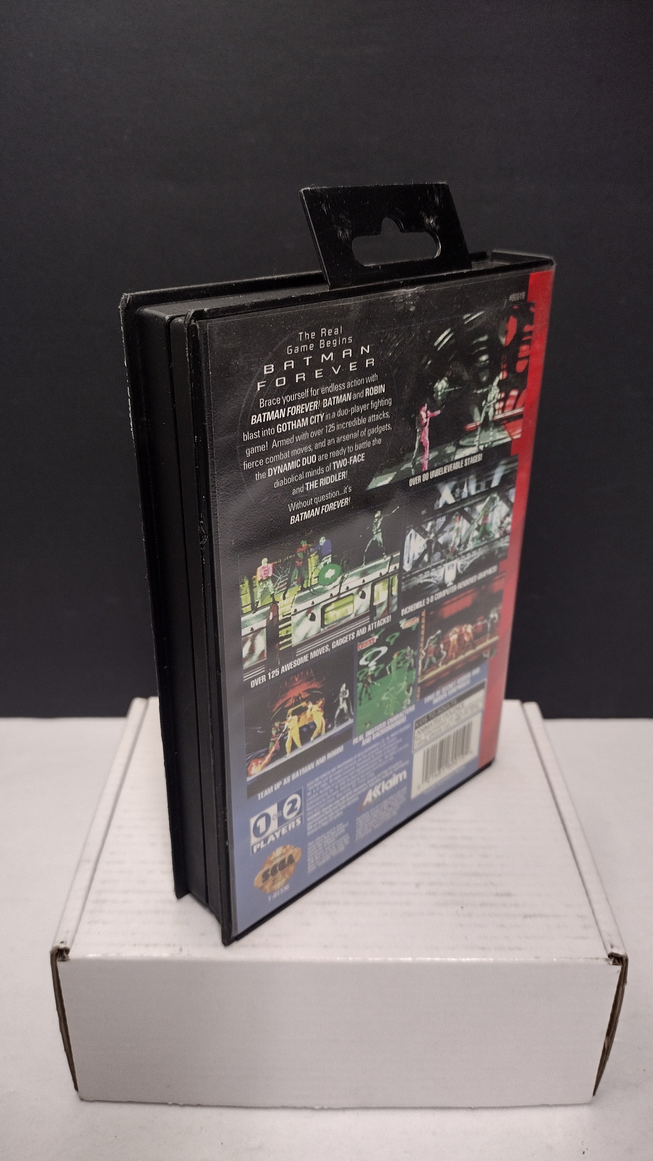 Vintage Batman Forever Sega Genesis Box & Manual Only (No Game)