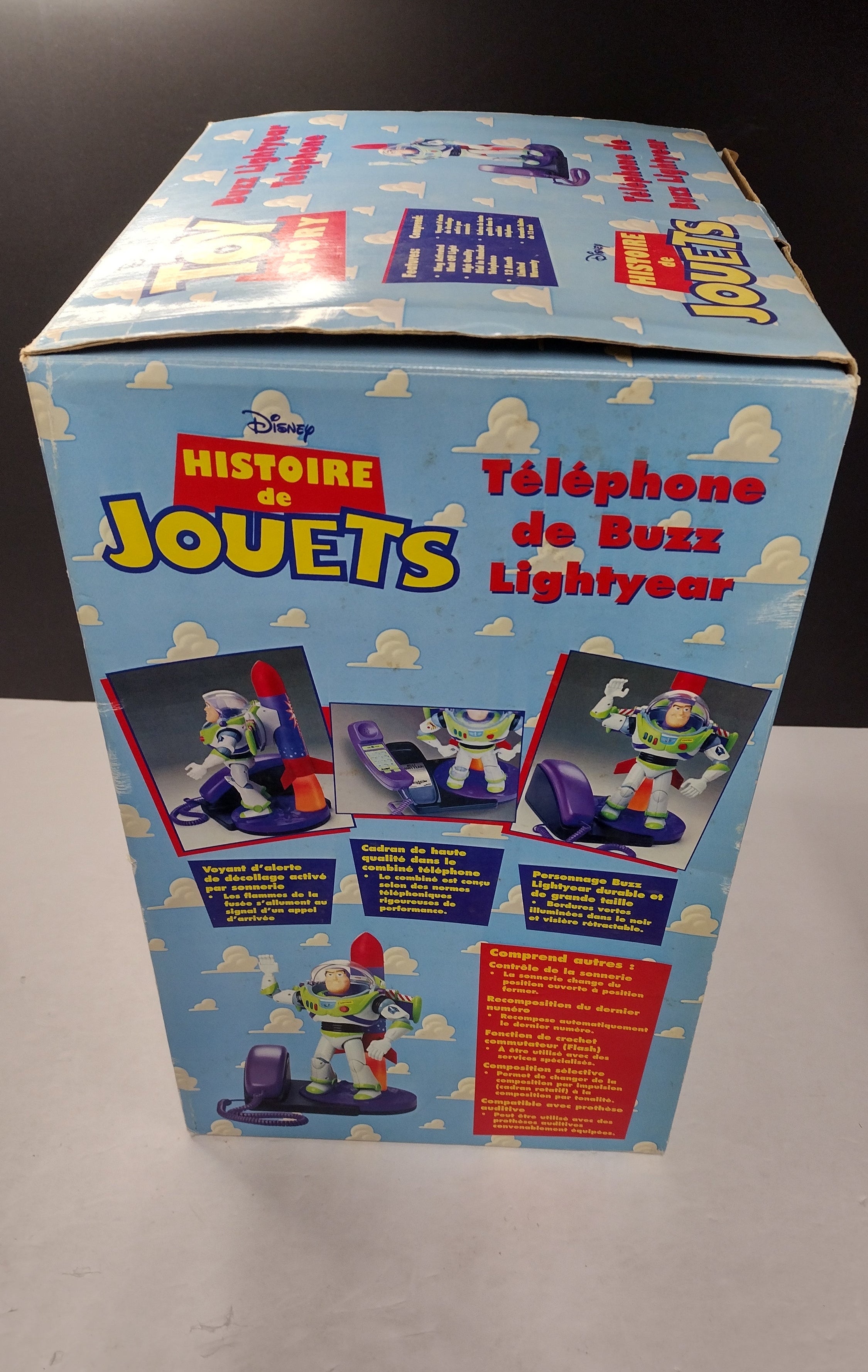Vintage 1996 Disney Pixar Toy Story Buzz Lightyear Telephone by Brooktel NIB
