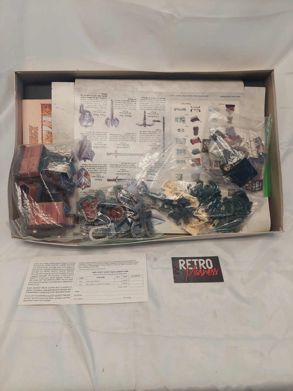 Vintage Milton Bradley Hero Quest Game System