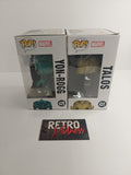 Funko Pop Marvel Captain Marvel Yon-Rogg 429 and Talos 431 Lot