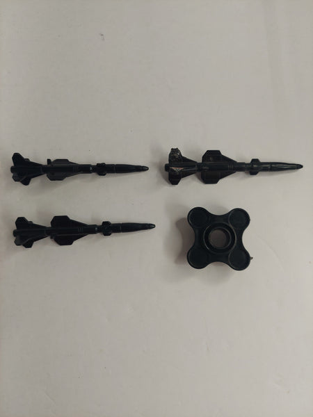 G.I. Joe 1989 Darklon's Evader Mount and Missiles