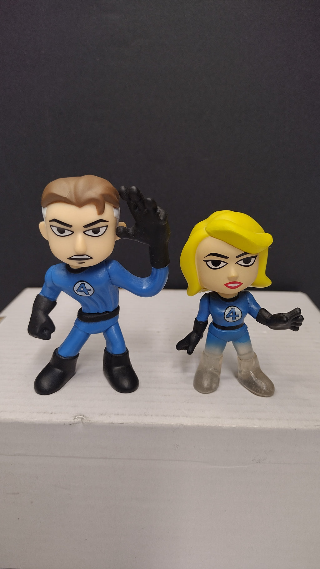 Funko Mystery Minis: Fantastic Four – Complete Team Lot of 4 – Mr. Fantastic, The Thing, Invisible Woman and Human Torch (Loose)