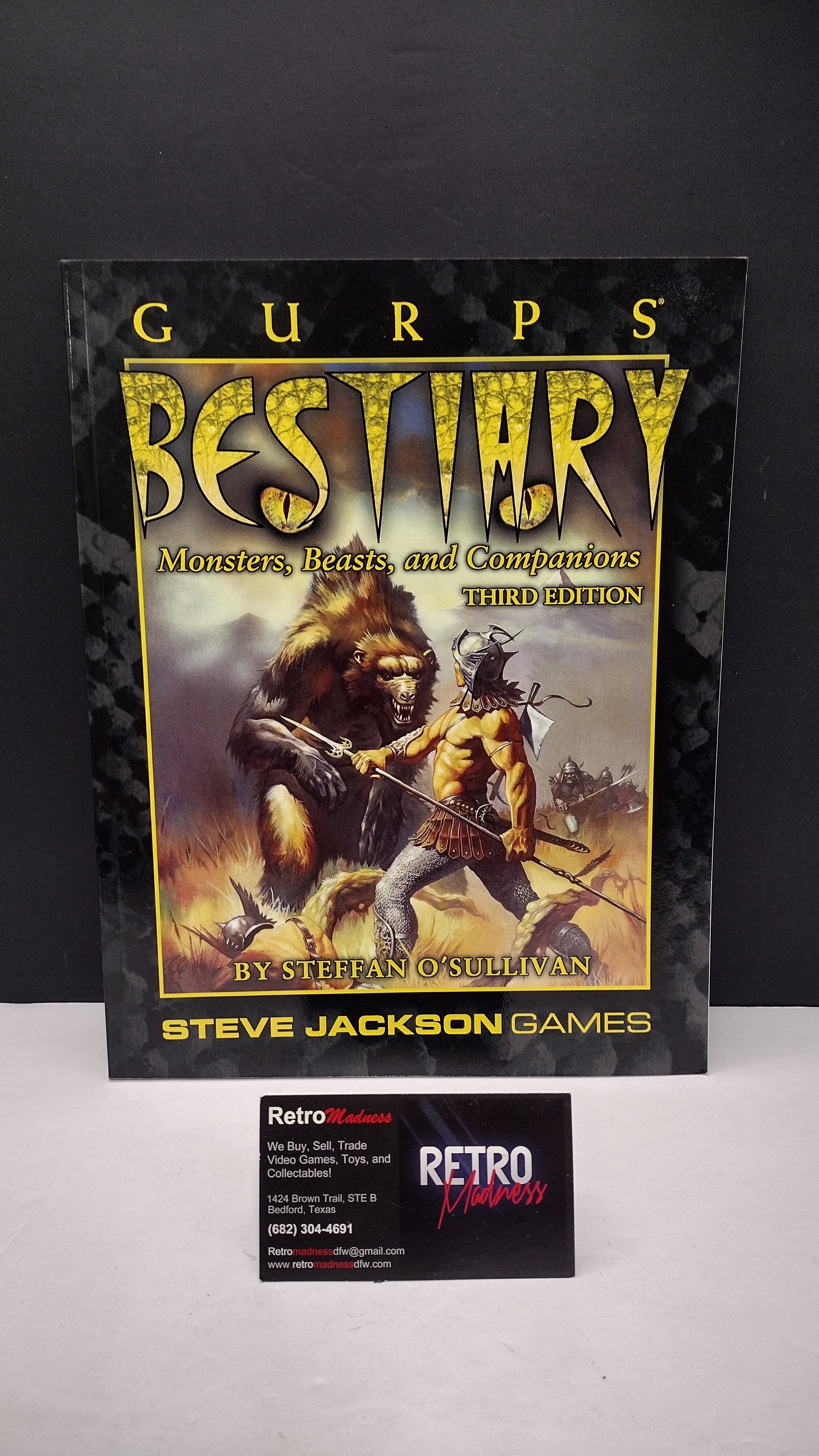 Modern 2018 Steve Jackson Games GURPS Bestiary by Steffan O'Sullivan (Trade Paperback - New)