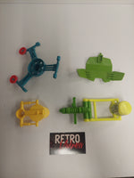 Vintage Teenage Mutant Ninja Turtles Retrocatapult Parts Lot