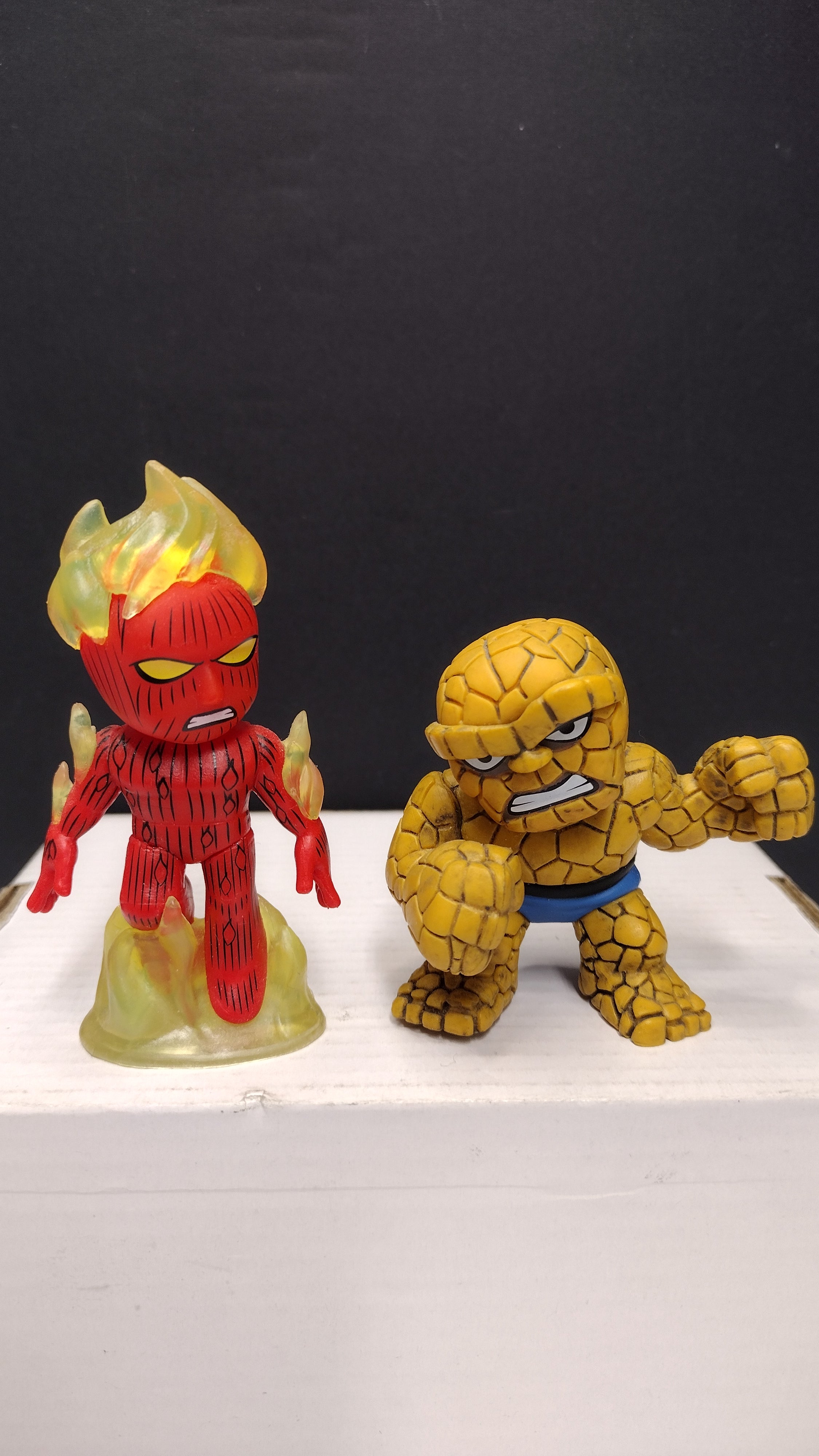 Funko Mystery Minis: Fantastic Four – Complete Team Lot of 4 – Mr. Fantastic, The Thing, Invisible Woman and Human Torch (Loose)