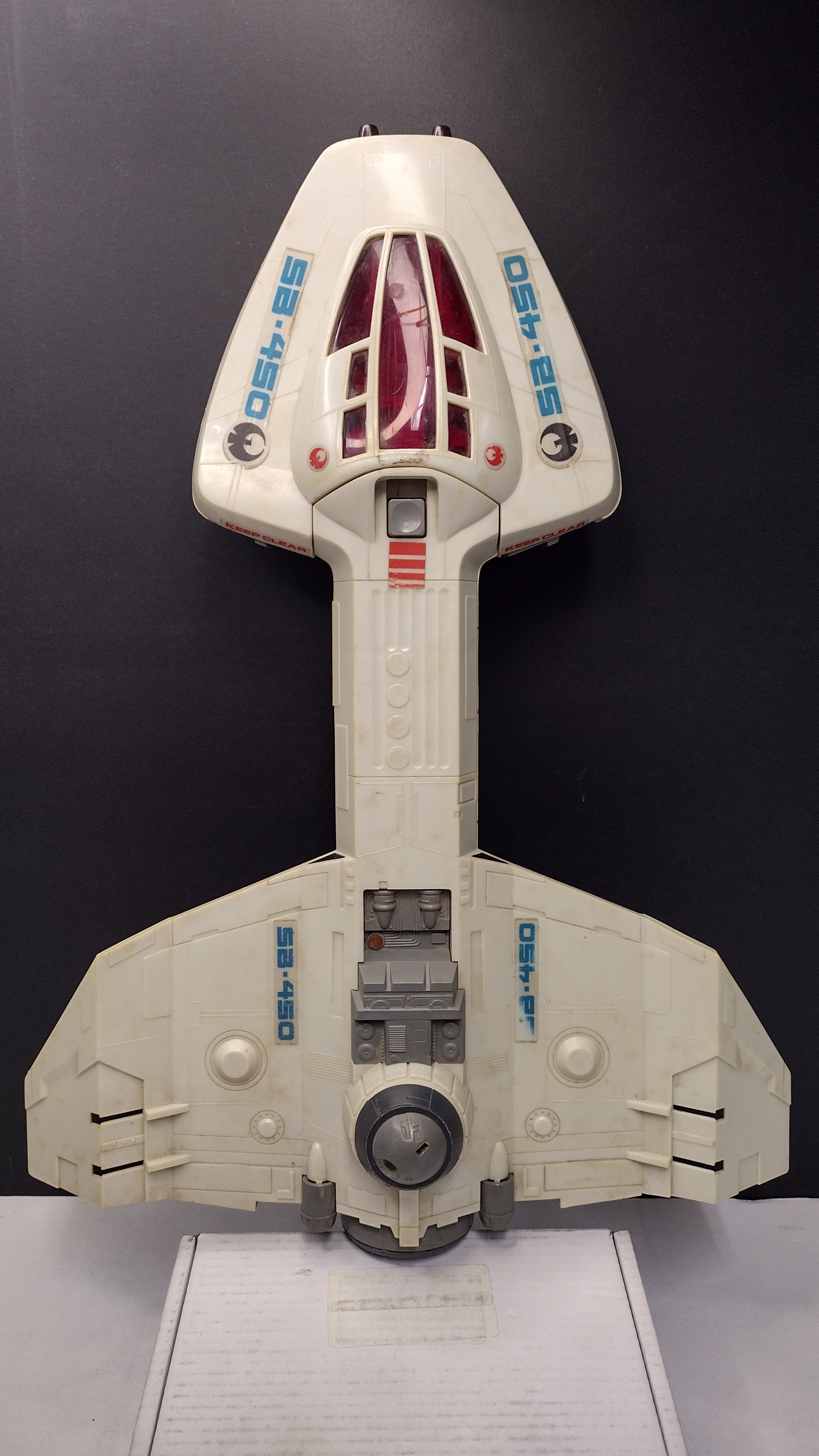 Vintage 1978 Milton Bradley Electronic Star Bird Command Space Ship (Tested & Working - Missing Wing Fins)