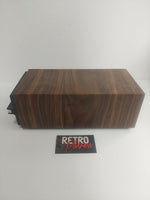 Kenmark Faux Walnut Wood Cassette Tape Storage Case