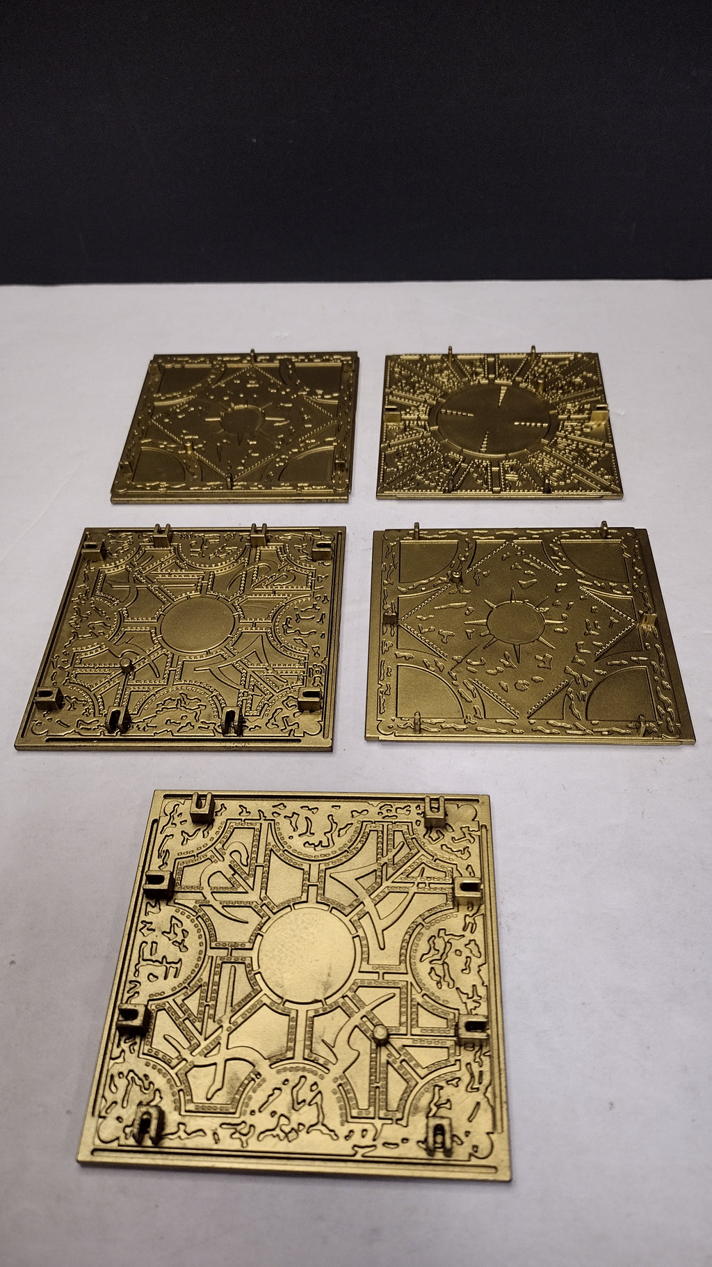 NECA Hellraiser Series 1 (2003) Lament Configuration Puzzle Box BAF Pieces Lot (5 of 6 Sides Included)