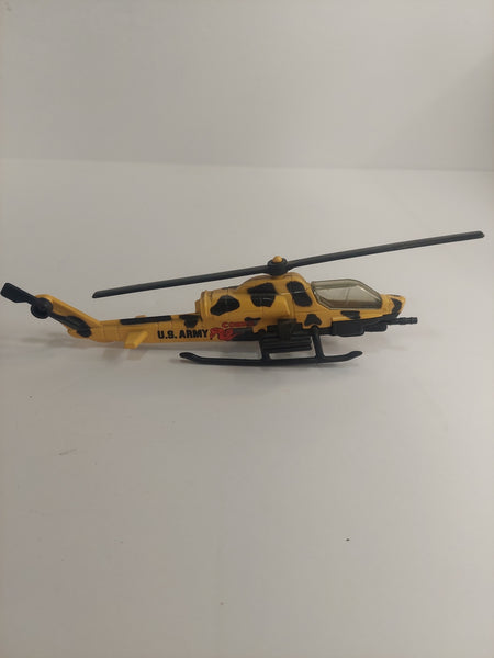 Vintage Tootsietoy Hard Body Die-Cast Cobra U.S. Army 7.5" Helicopter