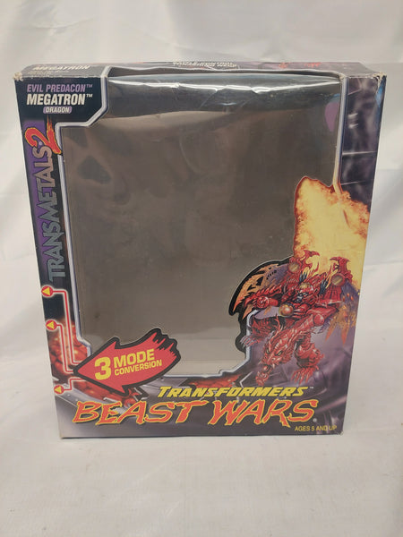 Transformers Beast Wars Transmetals Evil Predacon Megatron Box ONLY