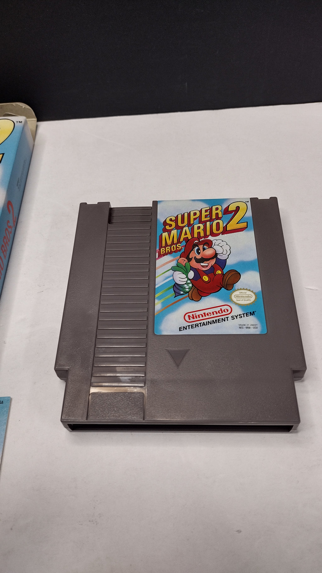Vintage 1988 Nintendo NES Super Mario Bros. 2 (CIB - Missing Styrofoam)
