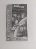 Sega Genesis Star Trek The Next Generation Manual Instruction Booklet