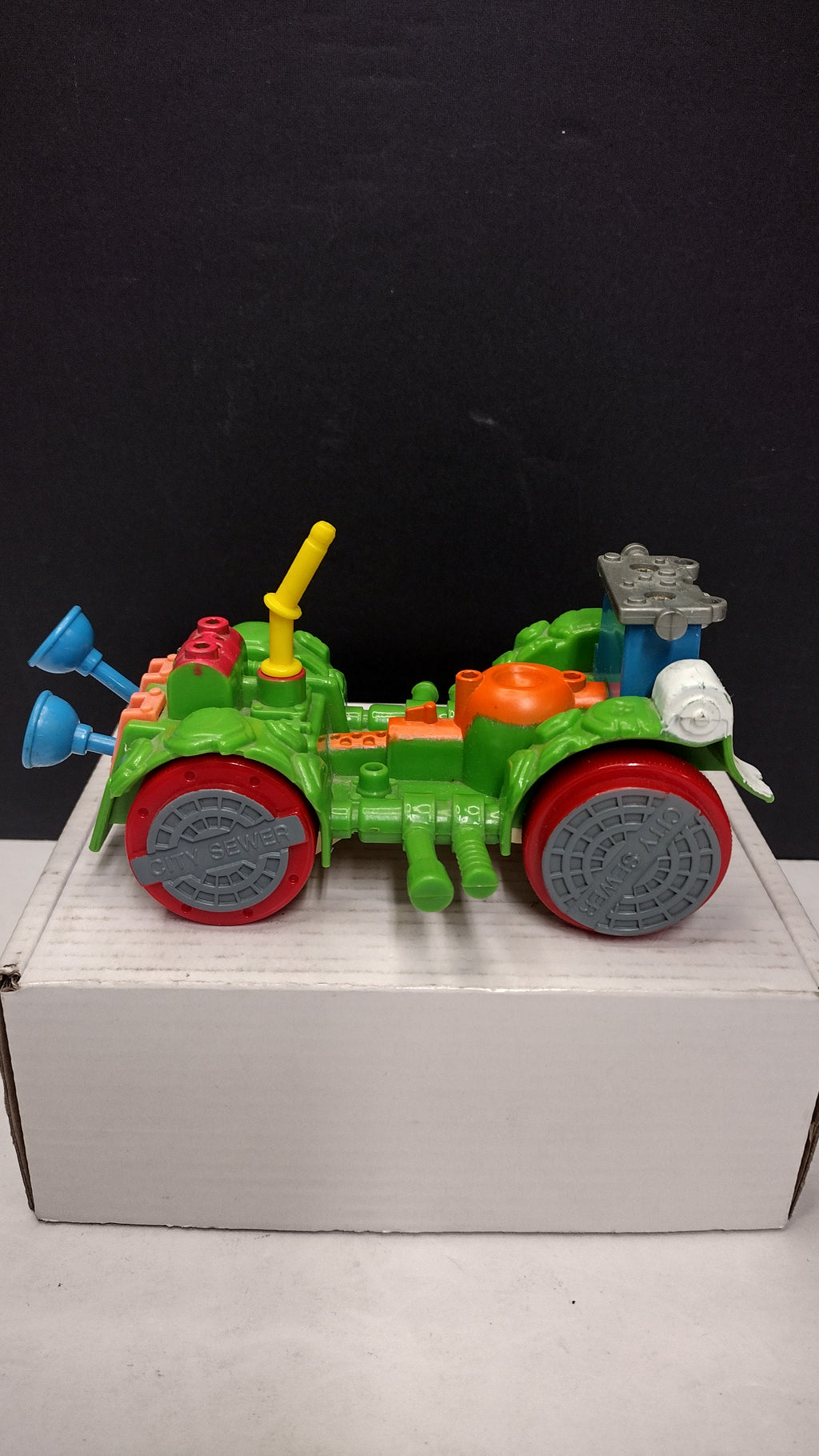 Vintage 1990 Playmates TMNT Sewer City Toilet Taxi (Used Incomplete - Works Great)