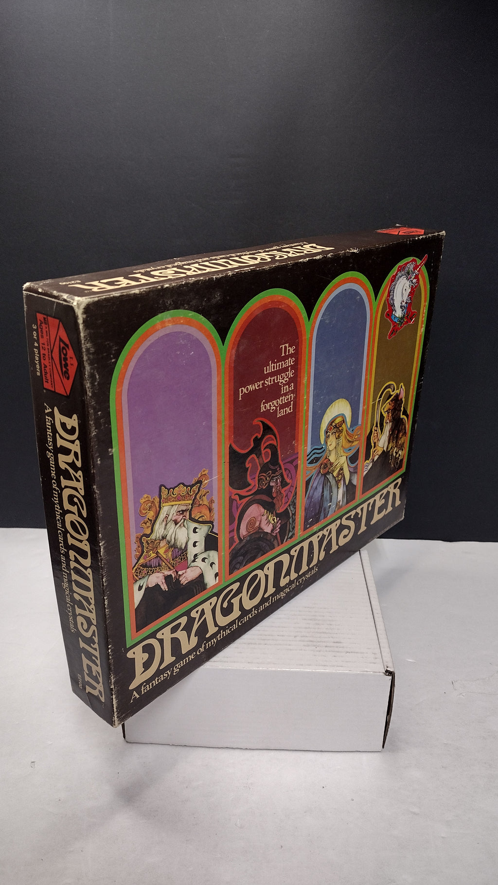 Vintage 1981 Milton Bradley E.S. Lowe Dragonmaster Card Game (100% Complete with Crystals & Manual)
