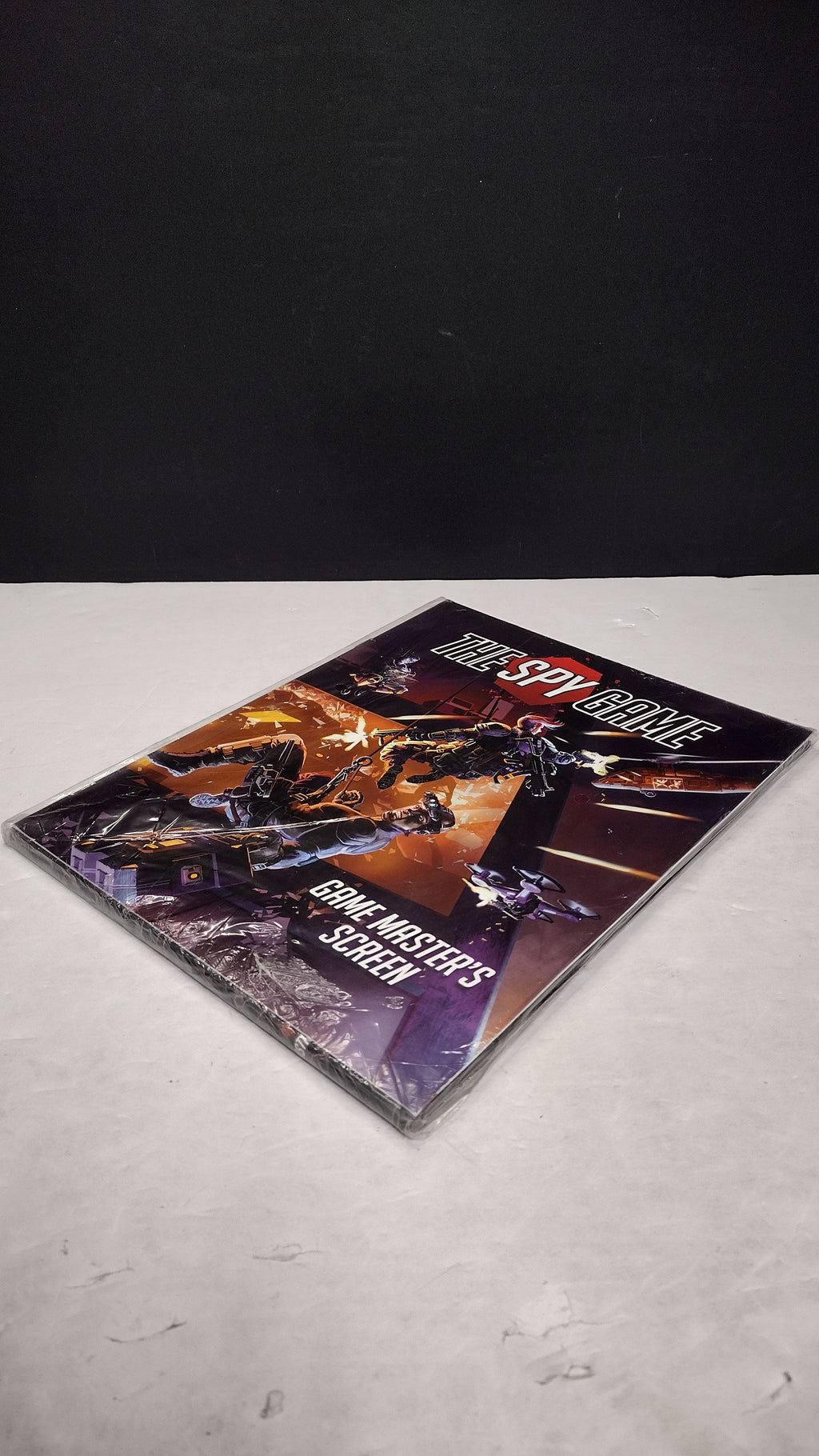 The Spy Game: Gamemaster Screen with Booklet (Modiphius / Black Room Games - Brand New & Factory Sealed)