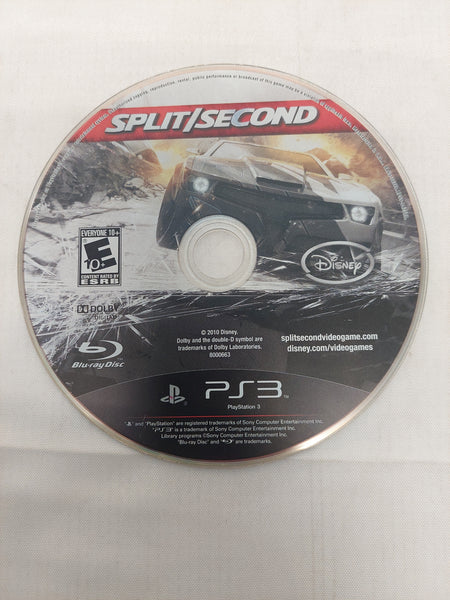 Sony PlayStation 3 PS3 Split Second Game Disc ONLY