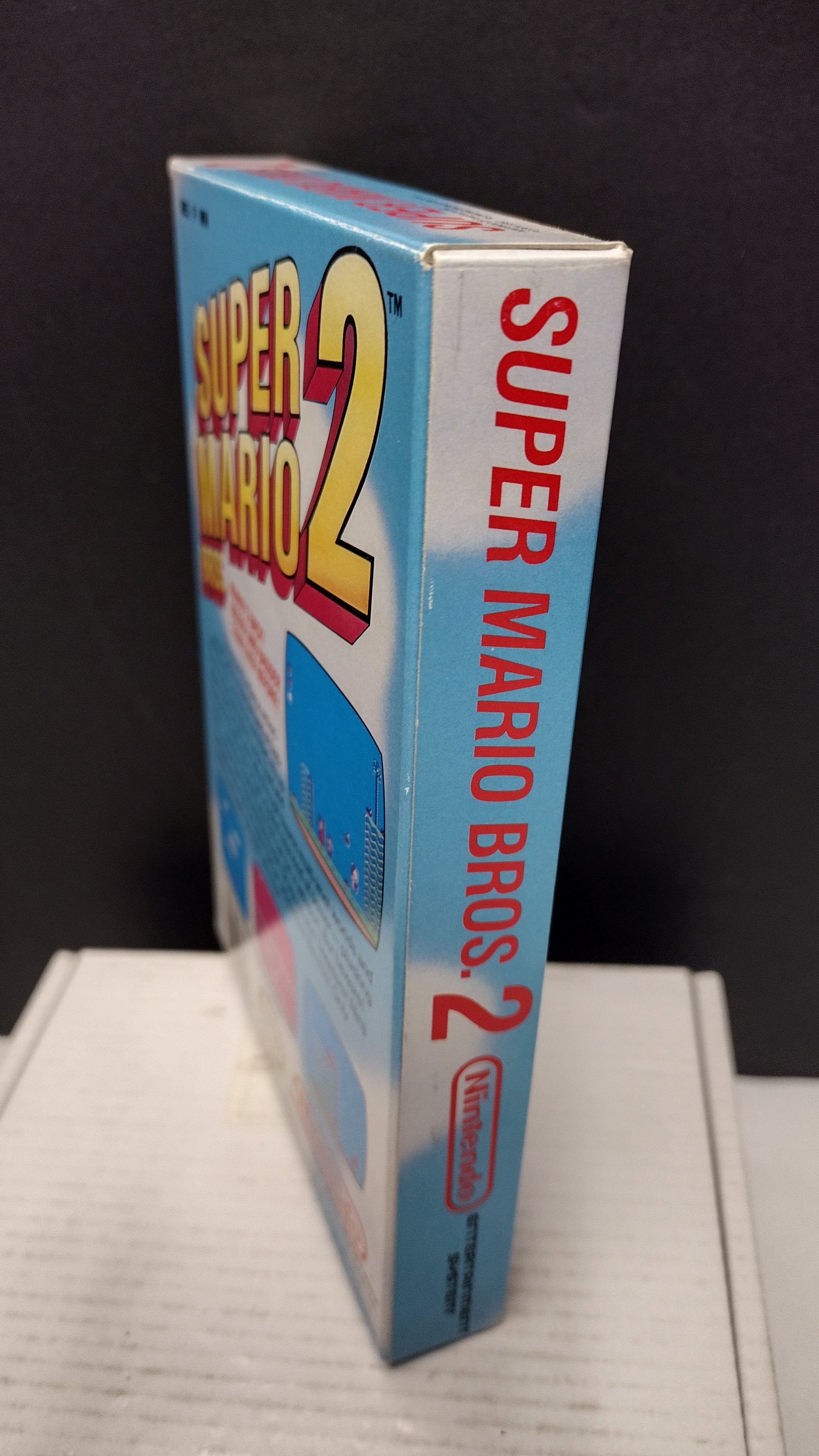 Vintage 1988 Nintendo NES Super Mario Bros. 2 (CIB - Missing Styrofoam)