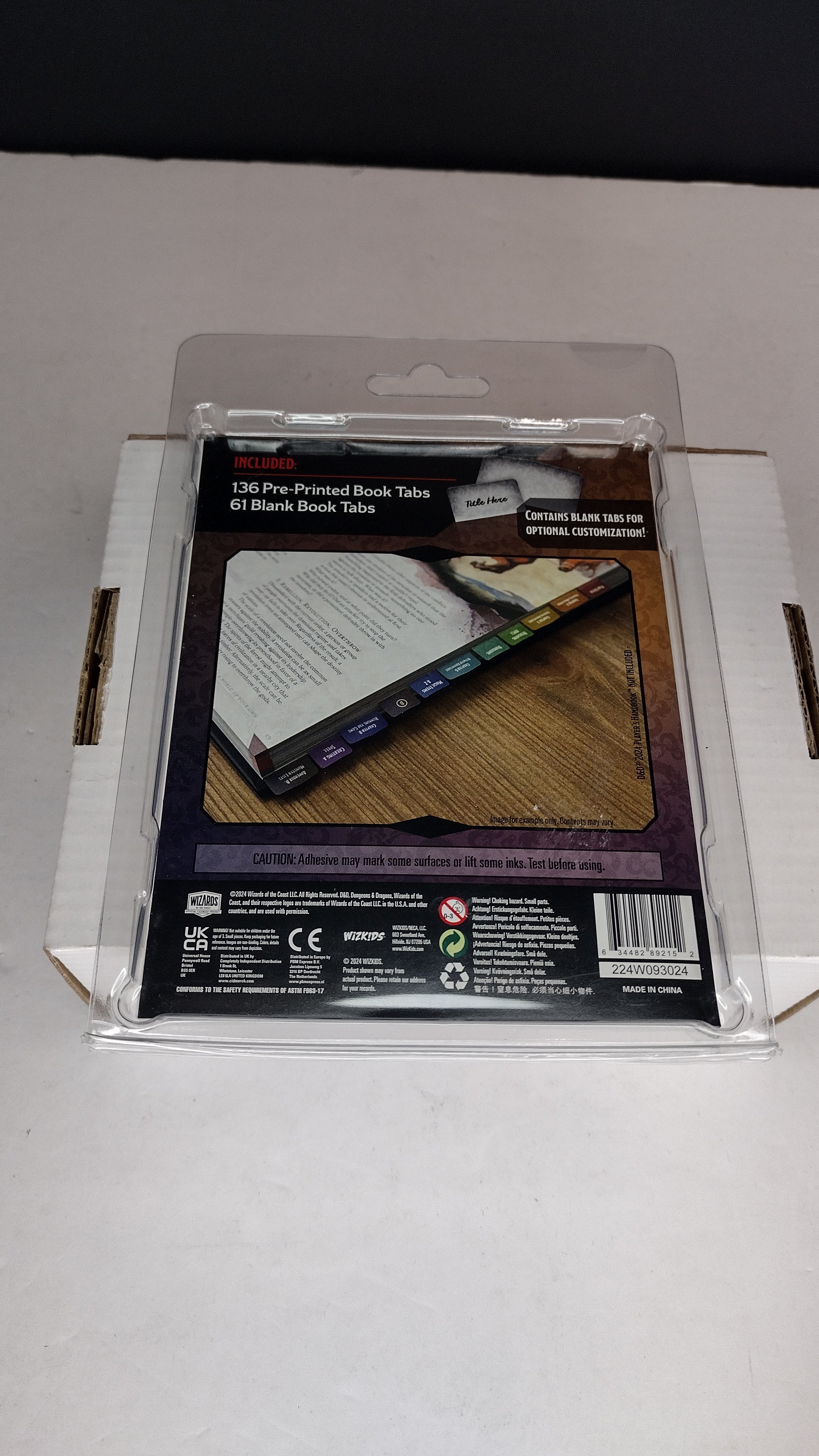 Dungeons and Dragons: 2024 Player's Handbook Book Tabs