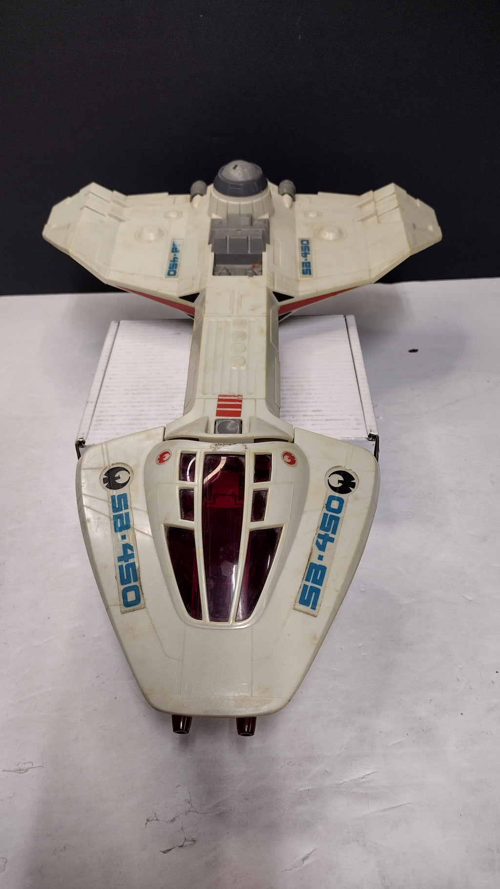 Vintage 1978 Milton Bradley Electronic Star Bird Command Space Ship (Tested & Working - Missing Wing Fins)