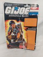 G.I. Joe International Heroes Mainframe Card Back Only