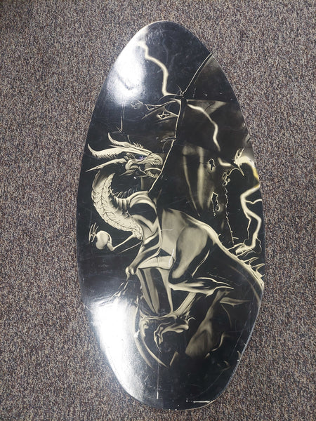 Strand Imports Wooden Dragon Skimboard 40.5 x 19.5"