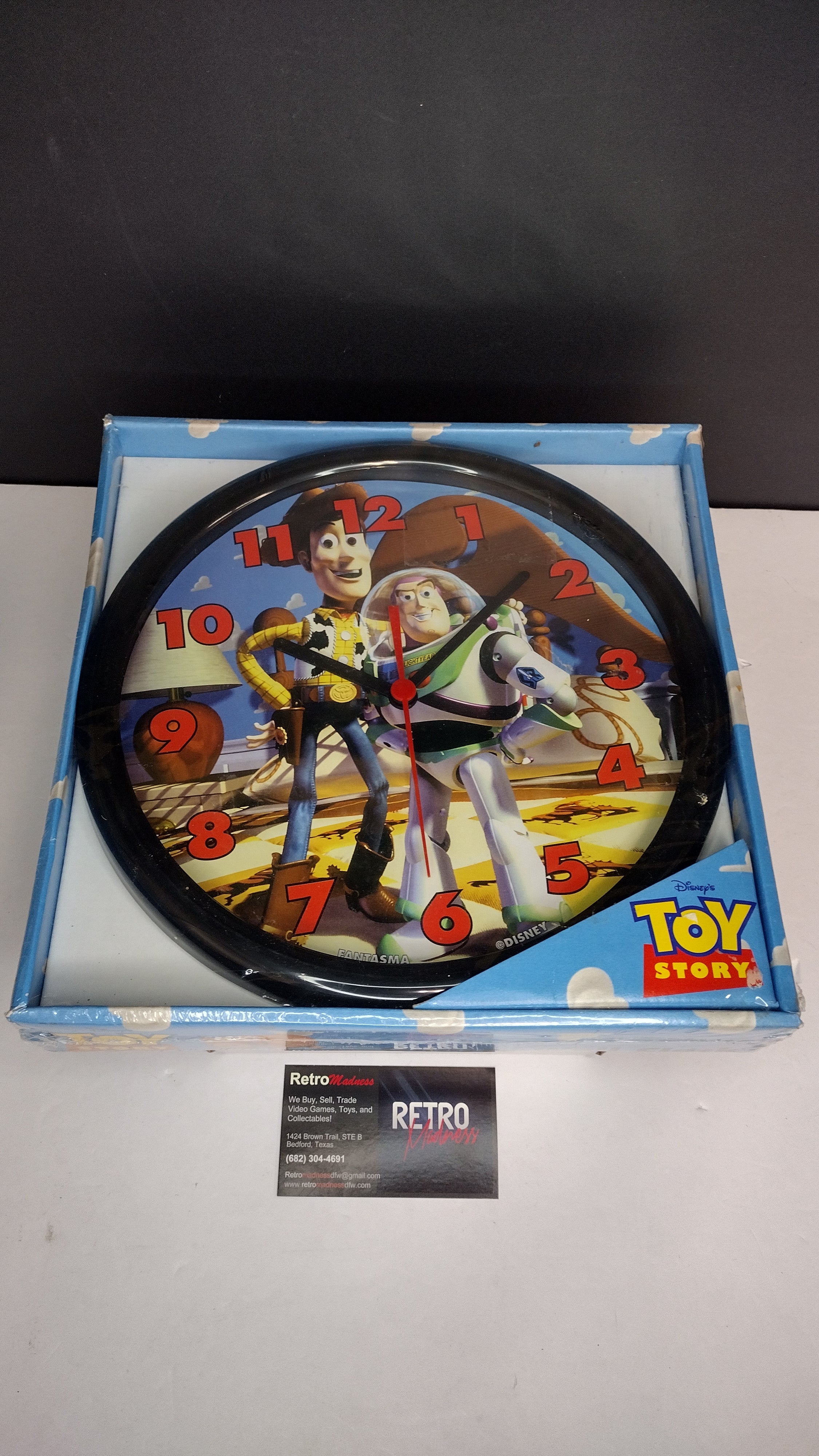 Vintage 1996 Toy Story Quartz Wall Clock