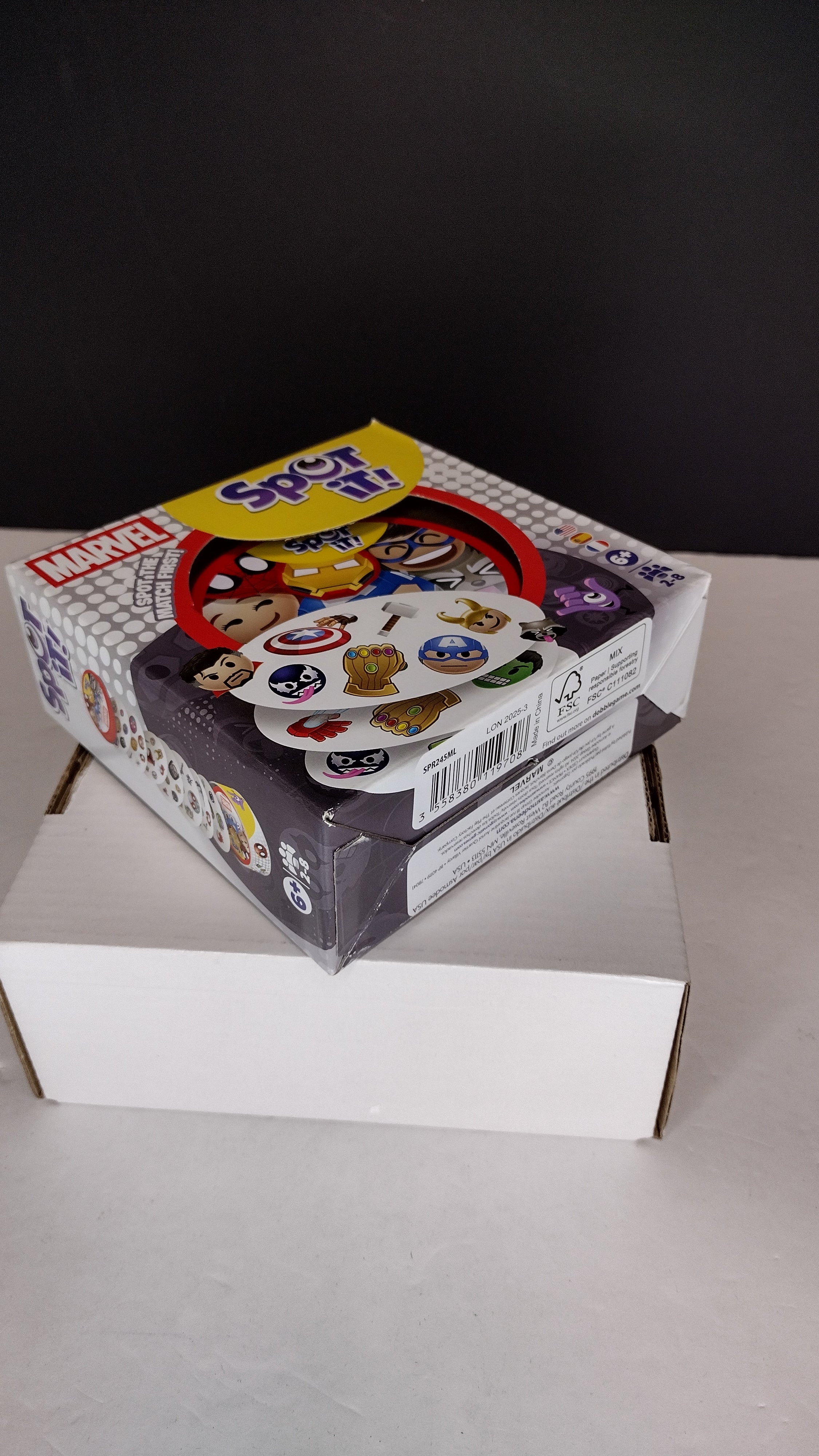 Spot It! Marvel Emoji (Eco Sleeve Edition) Board Game