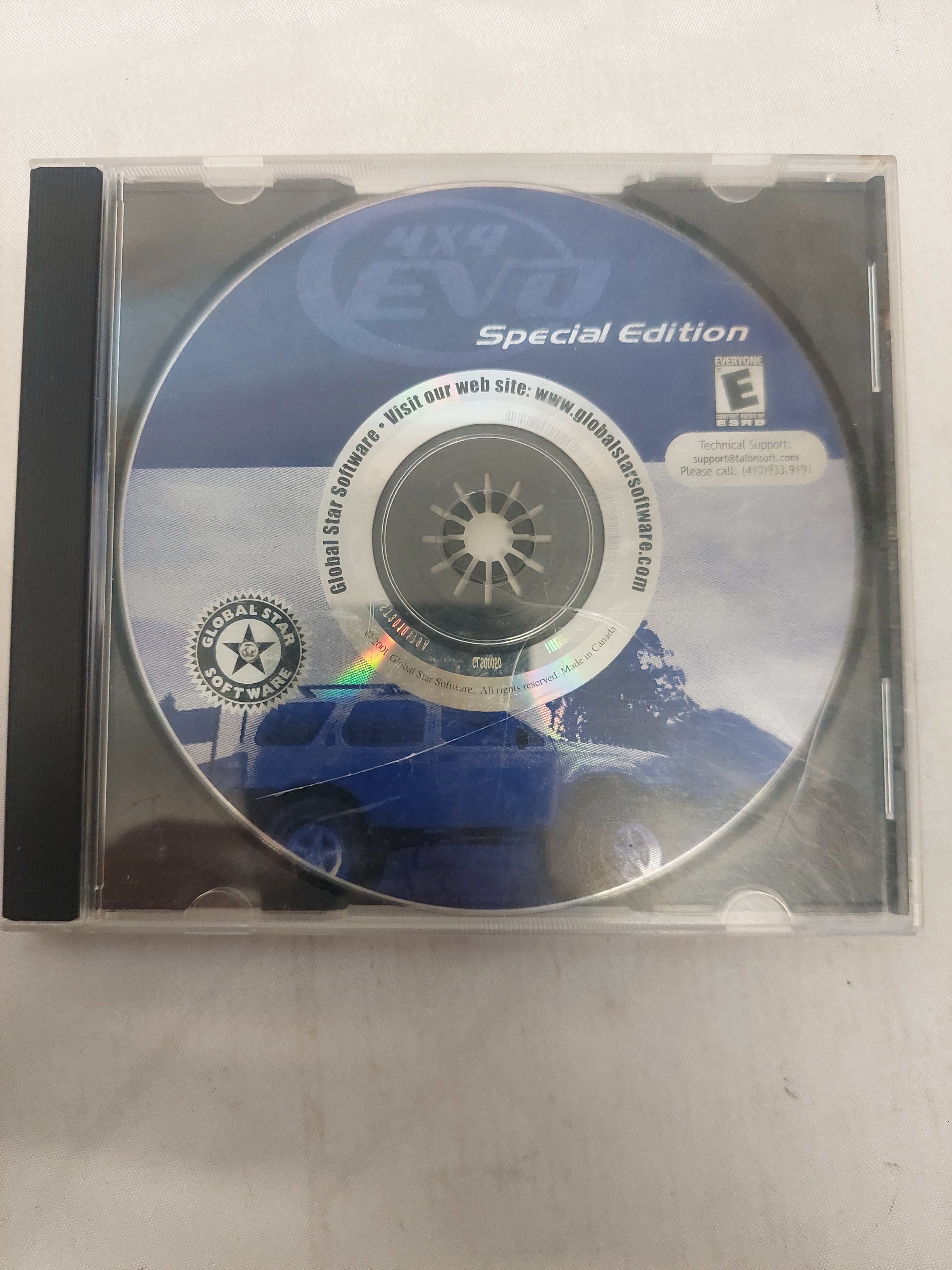 PC CD-Rom 4x4 EVO Special Edition Game Disc