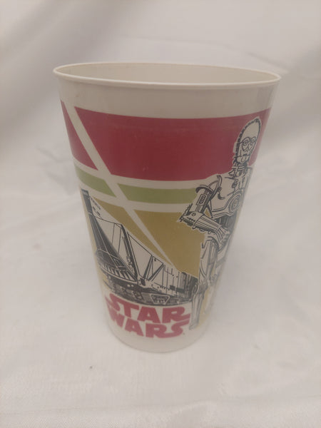 Vintage 1979  Star Wars C-3P0 and R2-D2 Coca Cola Company Plastic Cup