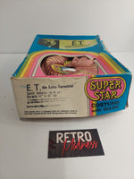Vintage 1982 E.T. The Extra-Terrestrial Small Costume and Mask Super Star