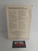 Texas Instruments Home Computer Applications Software Football Untested